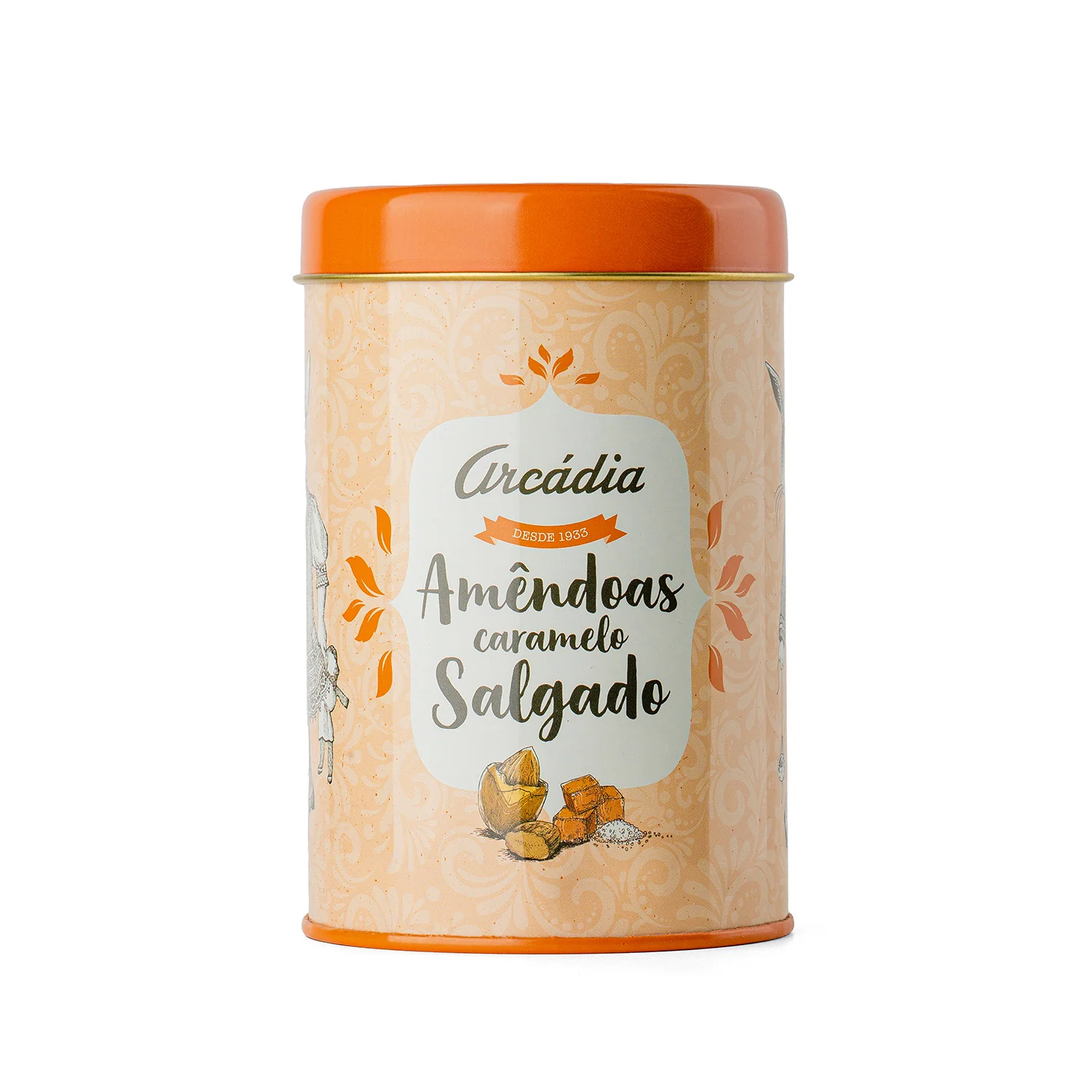 Lata de Amêndoas - Caramelo Salgado